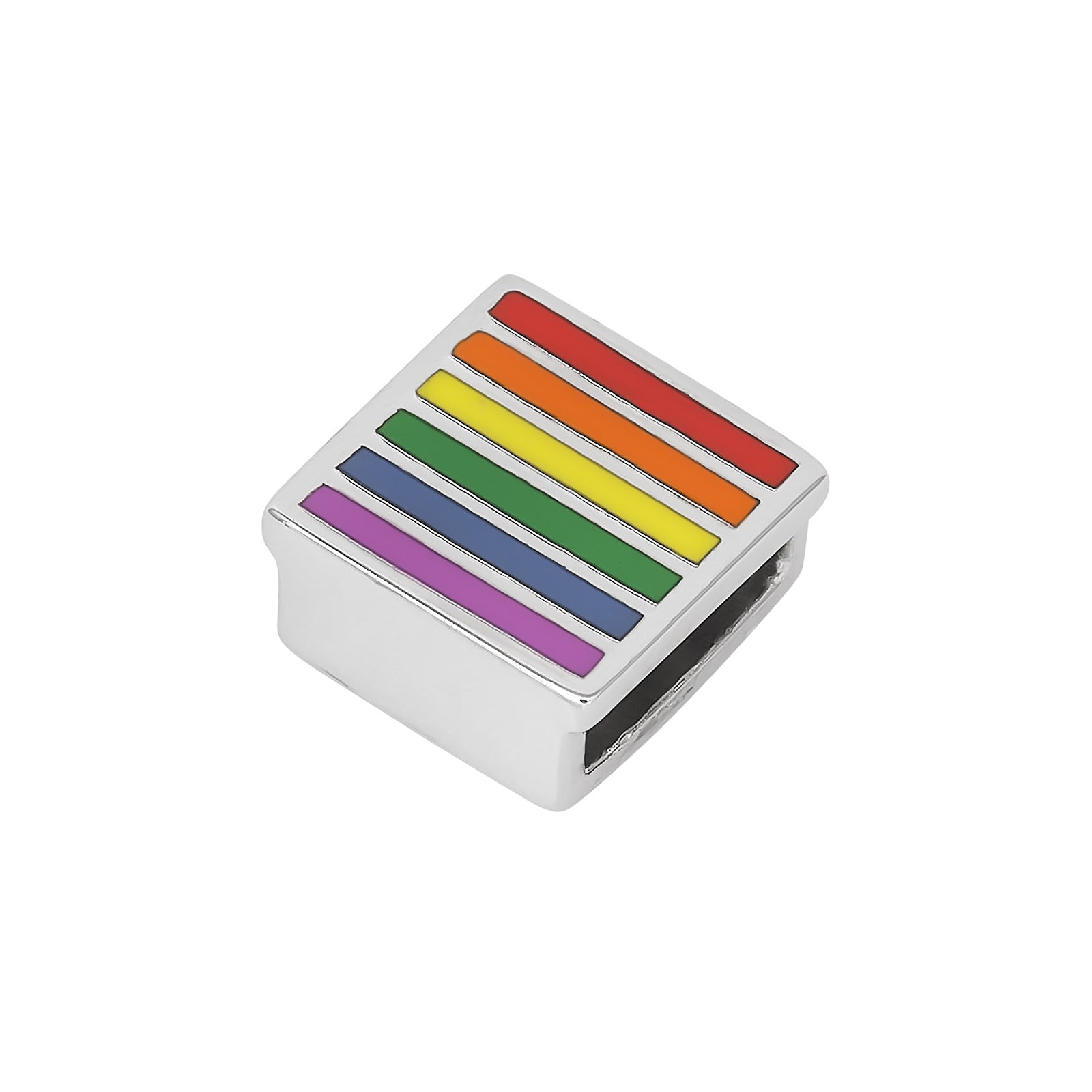 Rhd. Sølv led LGBT TIML 8mm