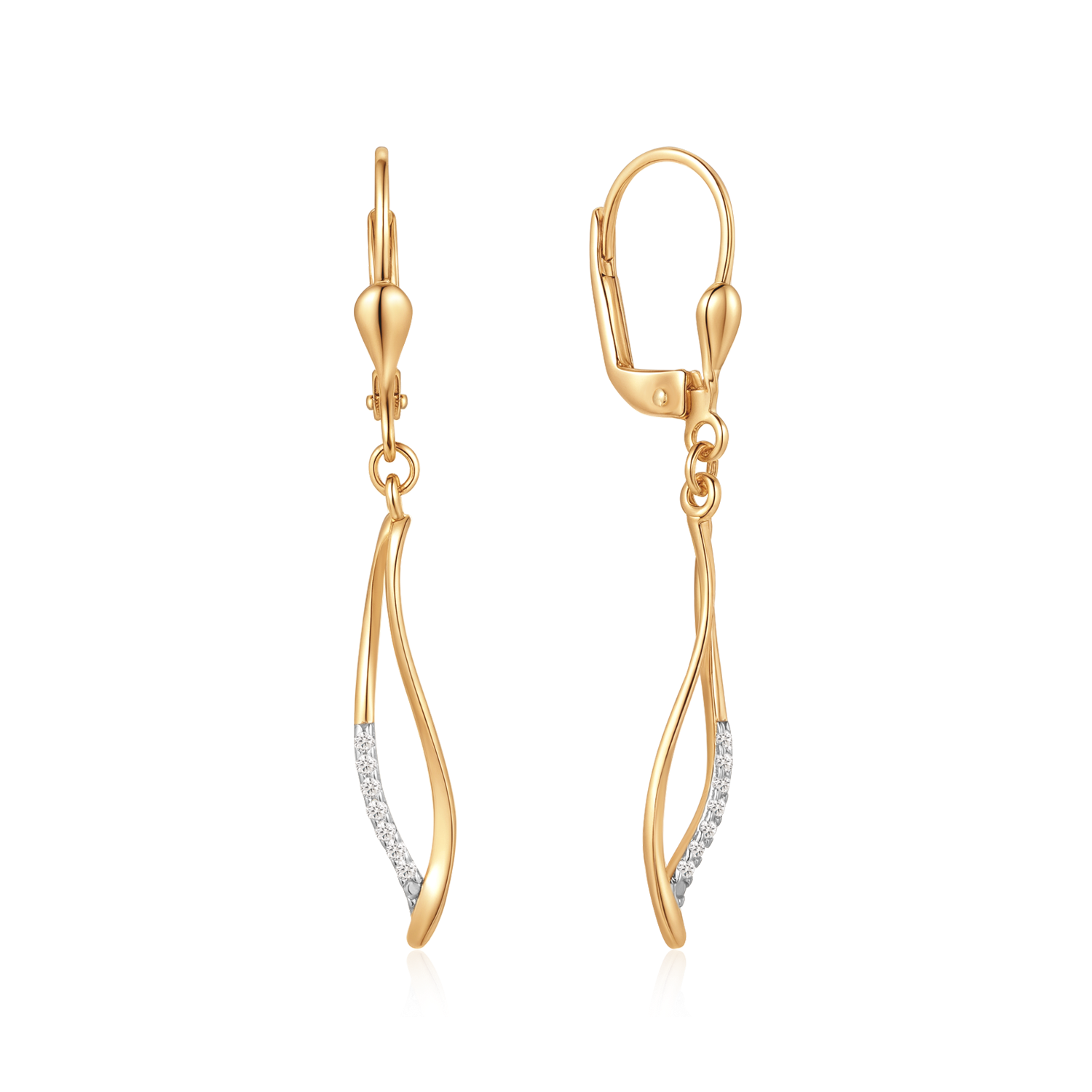 14 kt. Guld ørehænger 73261998