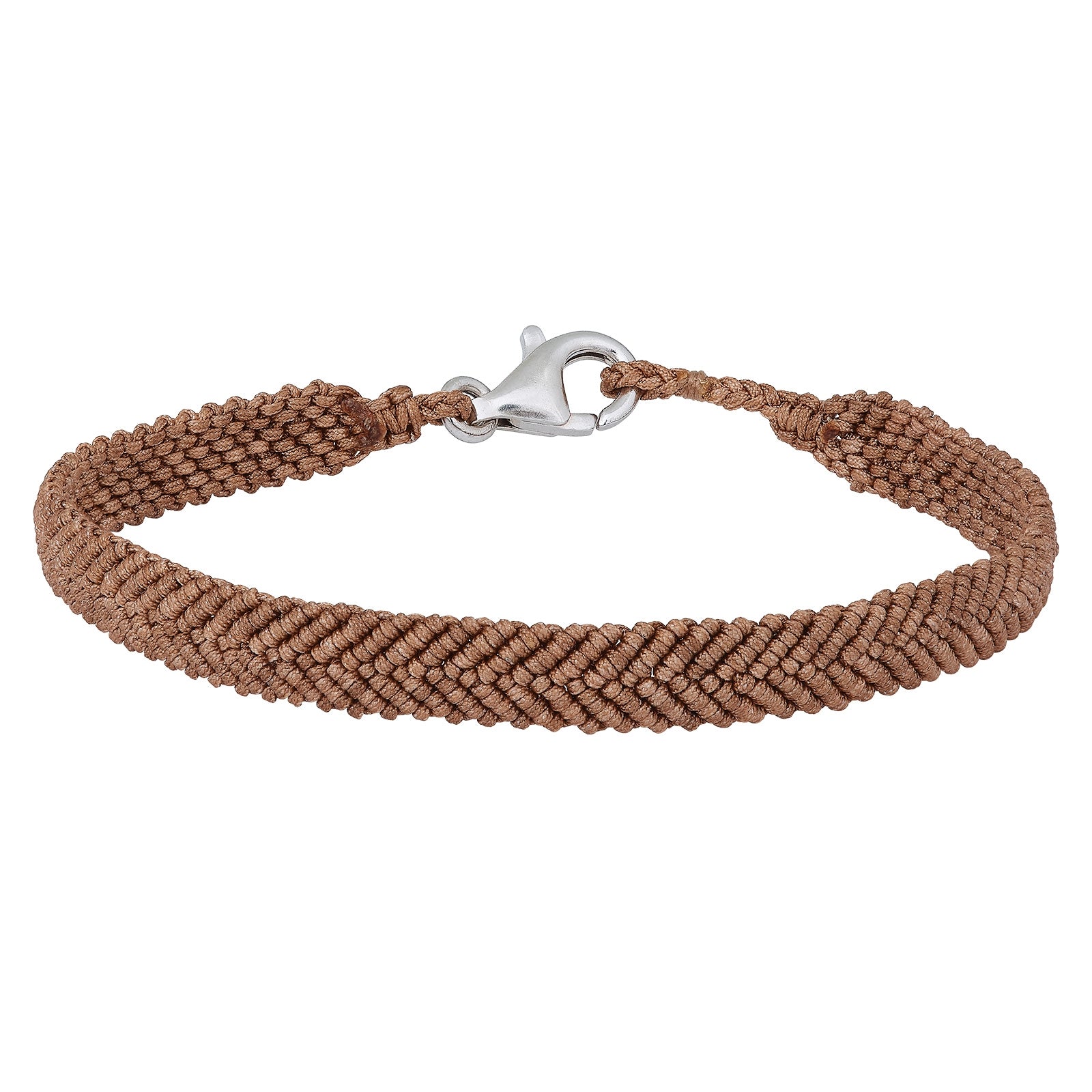 Håndflettet armbånd 16+0,5cm TIML taupe