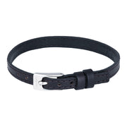 TIML bracelet sort kalveskind 16-19cm