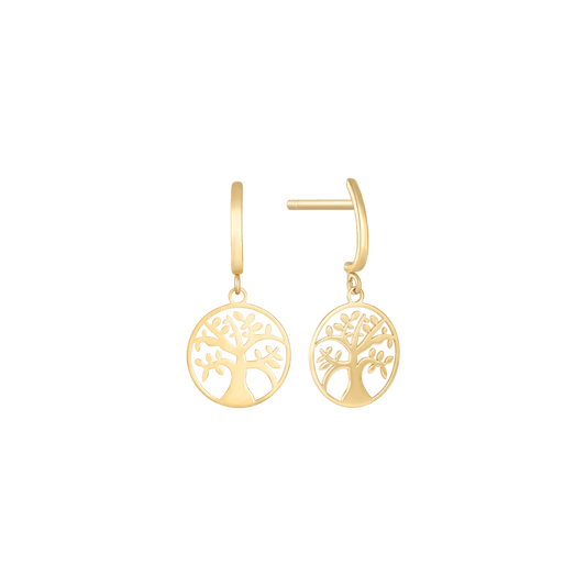 8 kt. Guld creoler 63117668 - Urma.dk