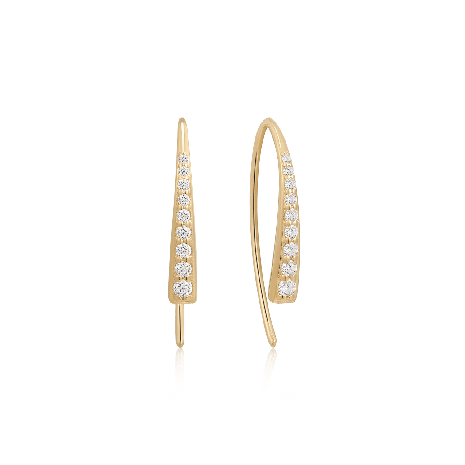 8 kt. Guld ørehænger 63117618 - Urma.dk