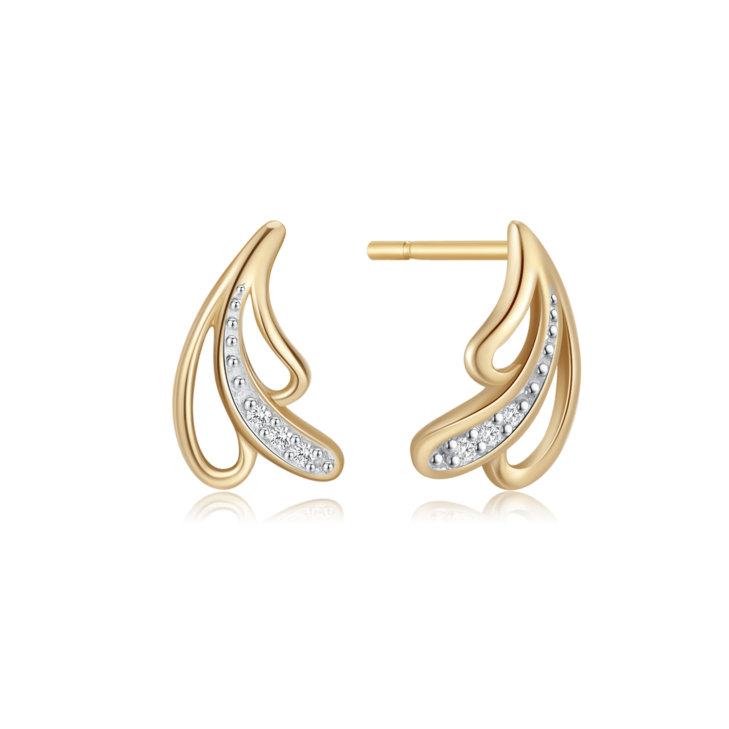 8 kt. Guld ørestikker 60205080 - Urma.dk