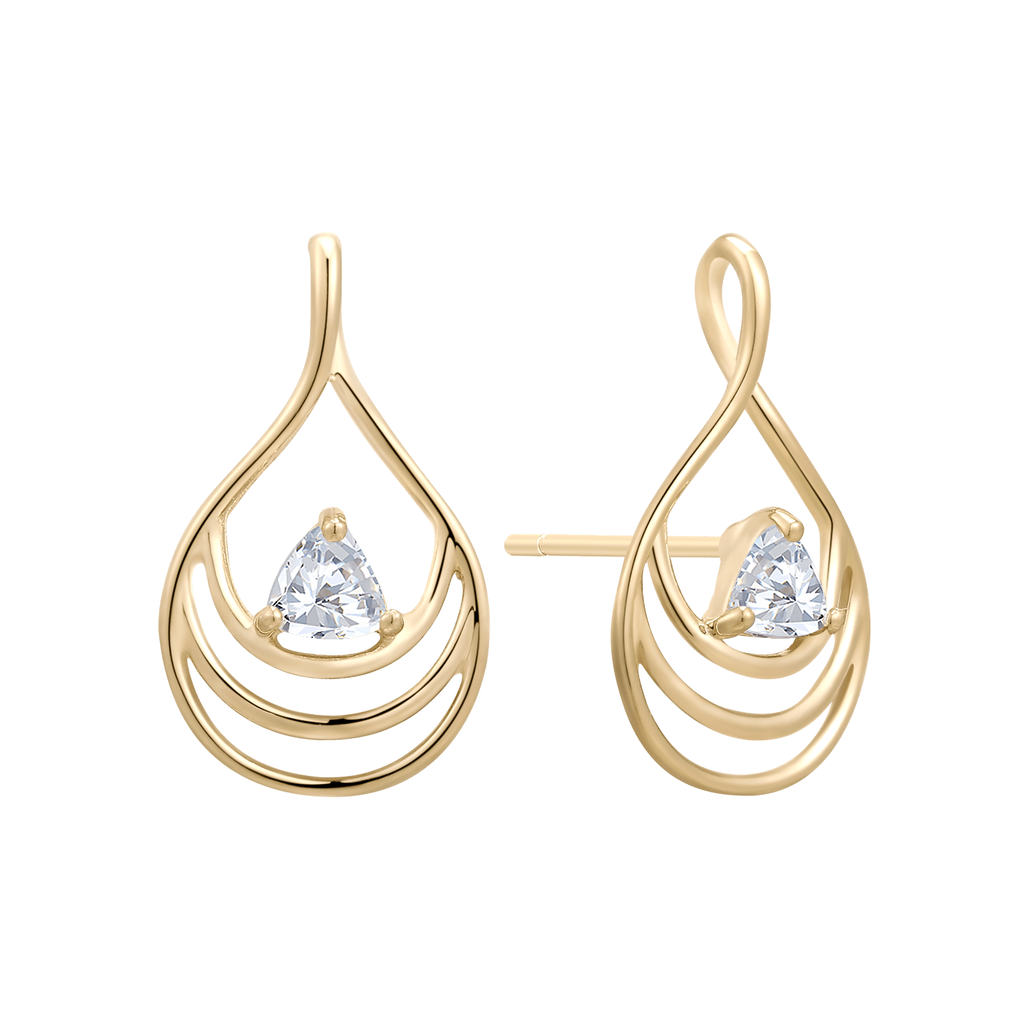 8 kt. Guld ørestikker 60342010 - Urma.dk