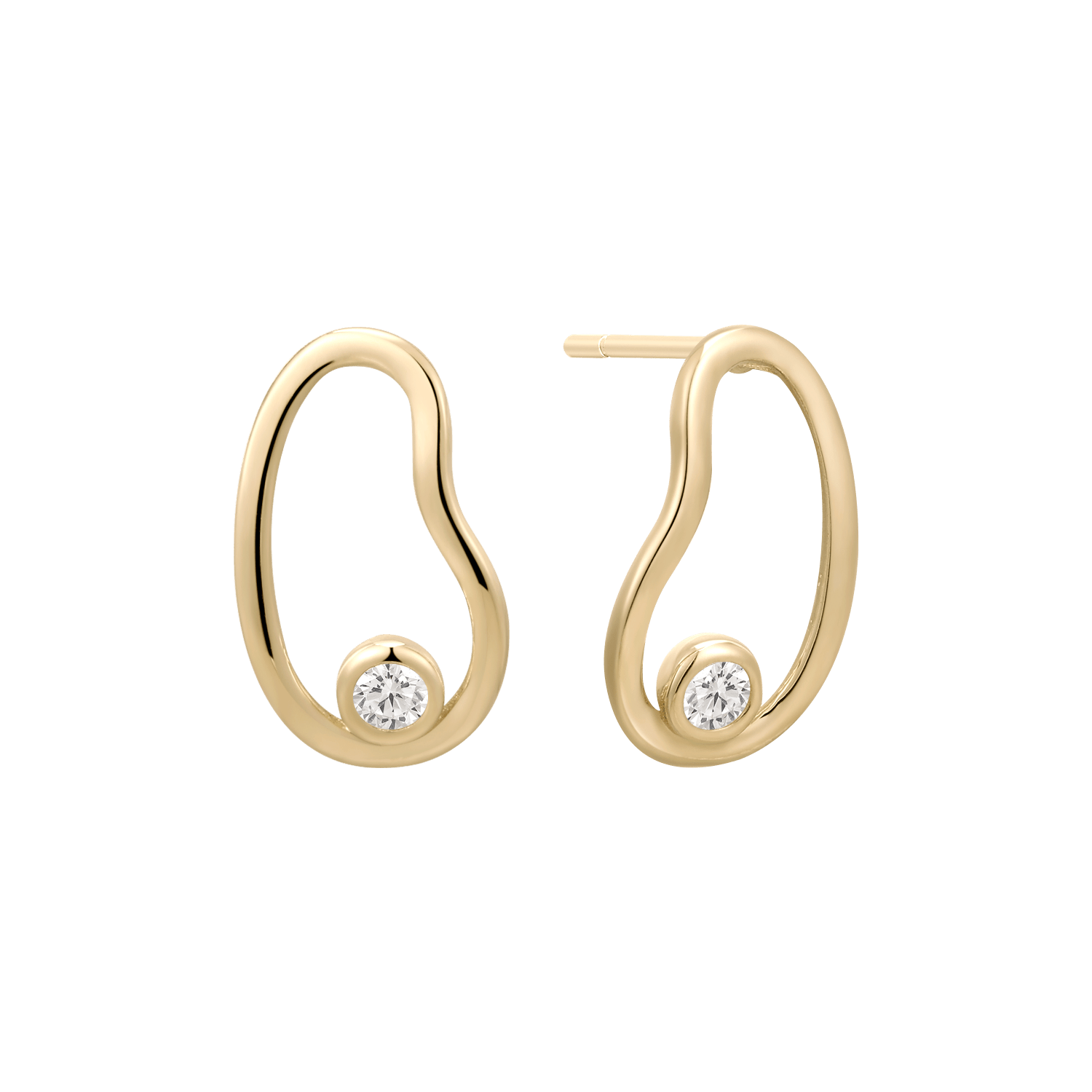 8 kt. Guld ørestikker 60342012 - Urma.dk