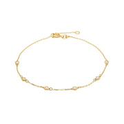 8 kt. guldarmbånd m/cz - Urma.dk