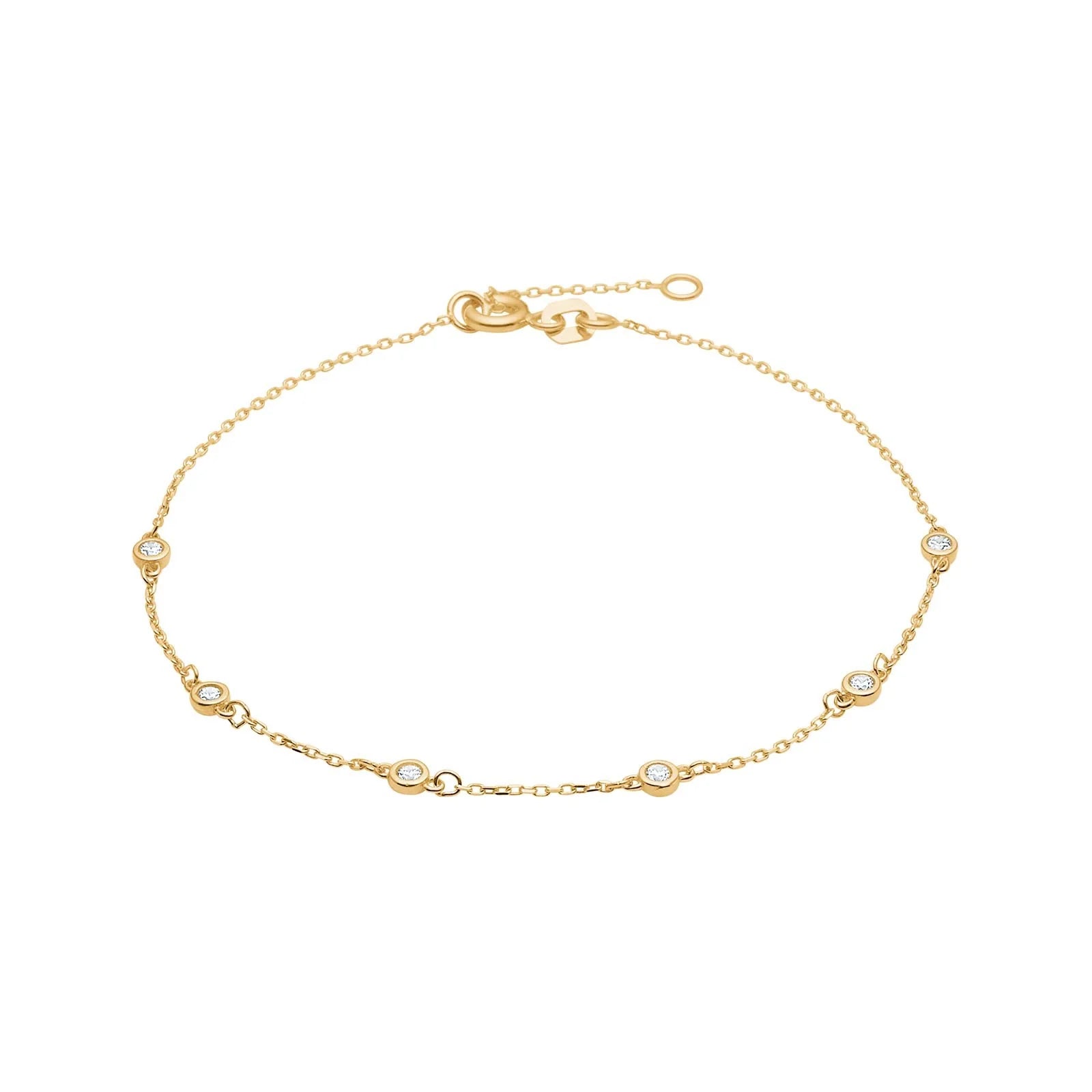 8 kt. guldarmbånd m/cz - Urma.dk