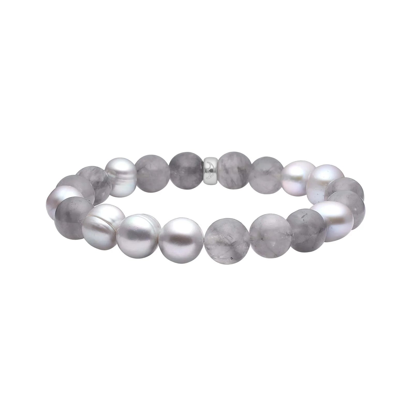 Multi grå armbånd 10mm