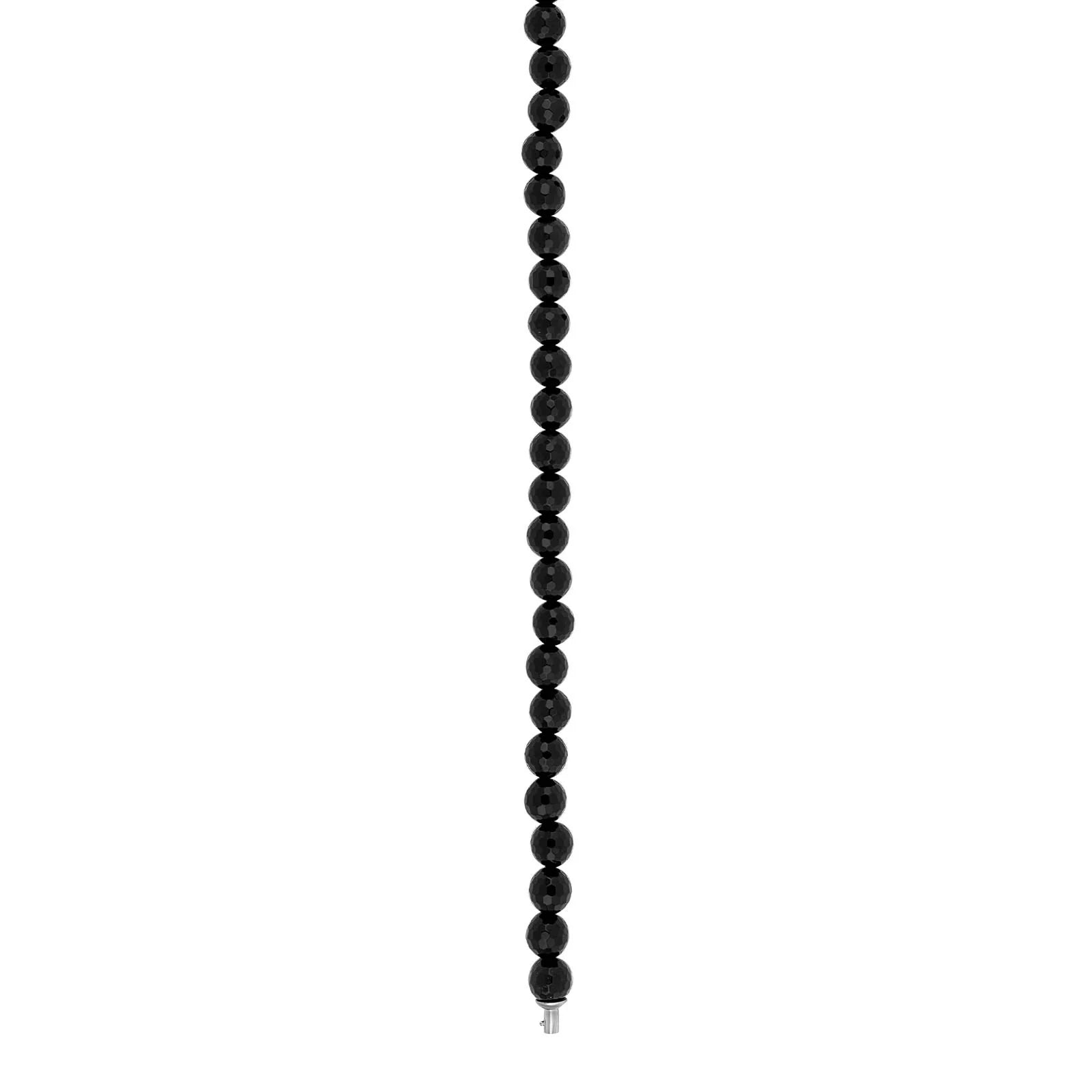 Onyx system-kæde facet. 8mm 45cm