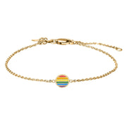 Sølvarmbånd LGBT52 8mm