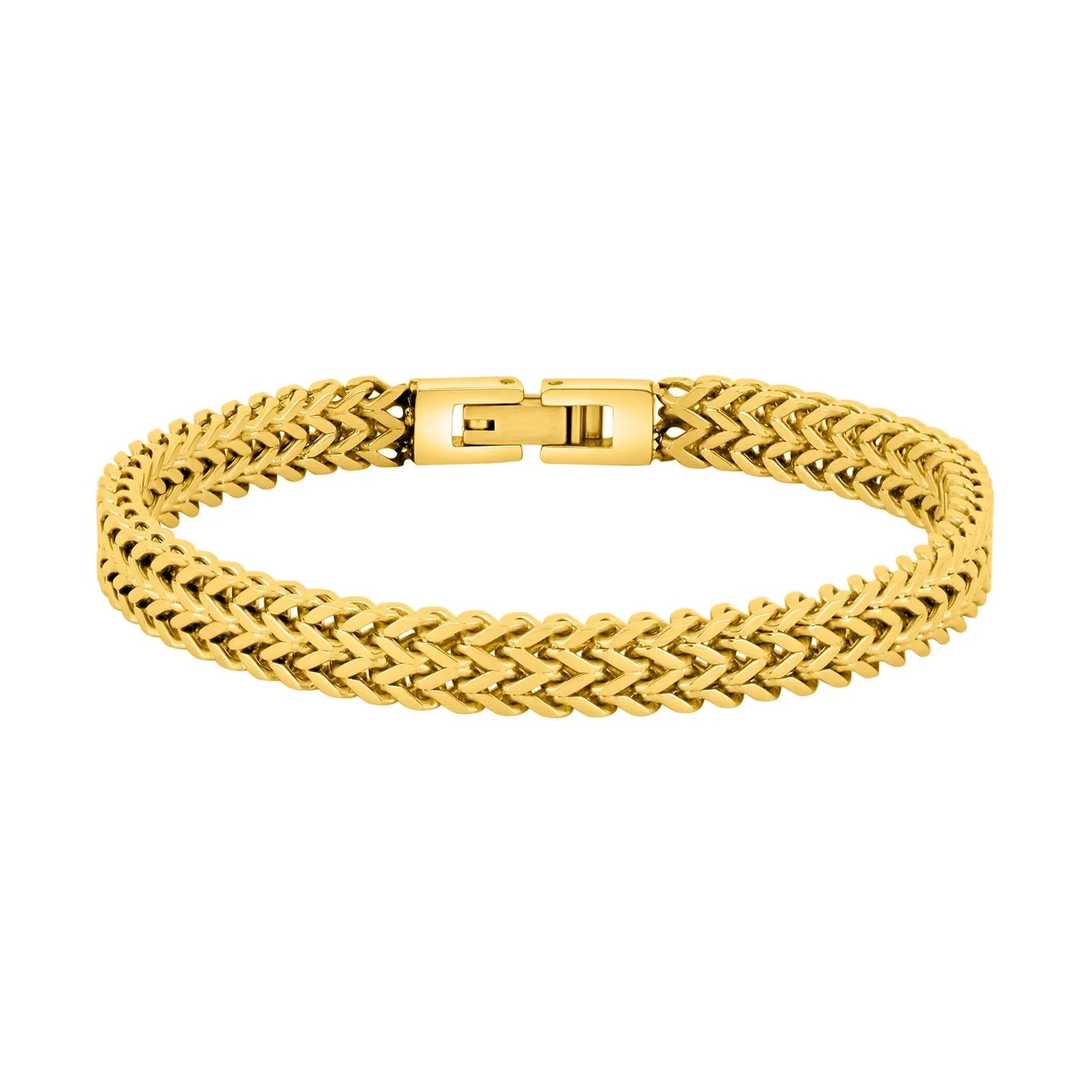SON armbånd stål IP gold