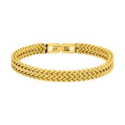 SON armbånd stål IP gold