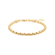 SON armbånd stål IP gold