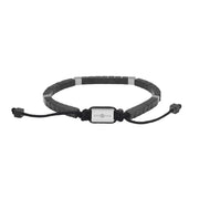 SON armbånd mat sort hematit og stål