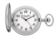 Lommeur med med dato, klap, inkl. kæde - Ø 48 mm