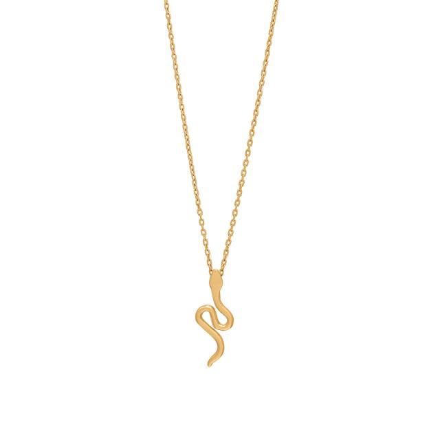 Forgyldt sølvkæde BAROQUE52 perle 20mm
