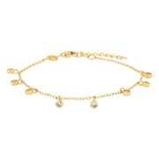 Sølv armbånd GIANOR 3mm 17+3cm