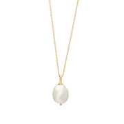 Forgyldt sølvkæde BAROQUE52 perle 20mm
