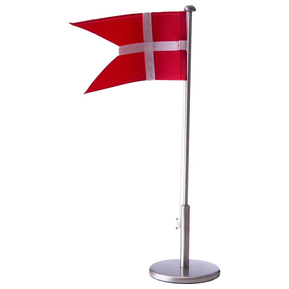 Fortinnet flagstang uden motiver, 30 cm