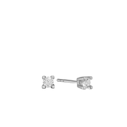 14KT ØRESTIK DIAM.6X0,01CTWPI