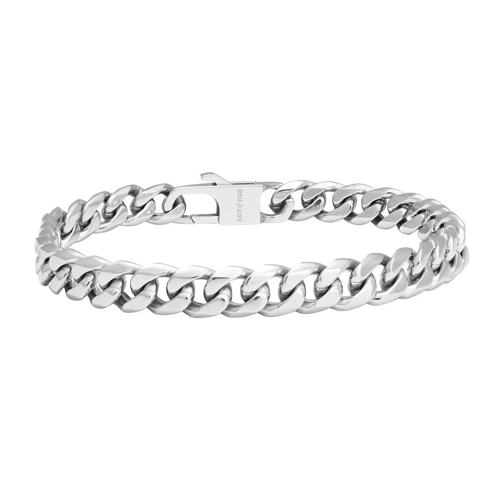 SON armbånd stål blank