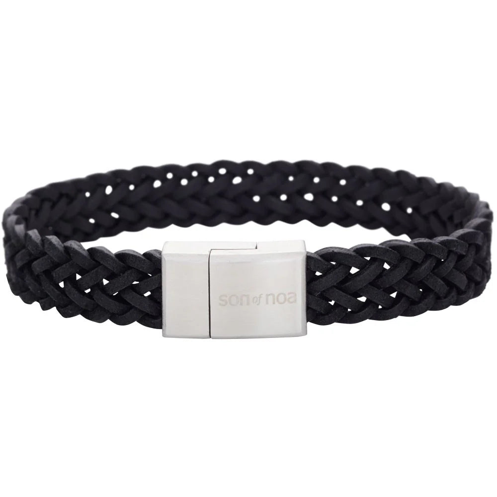 SON armbånd sort kalveskind