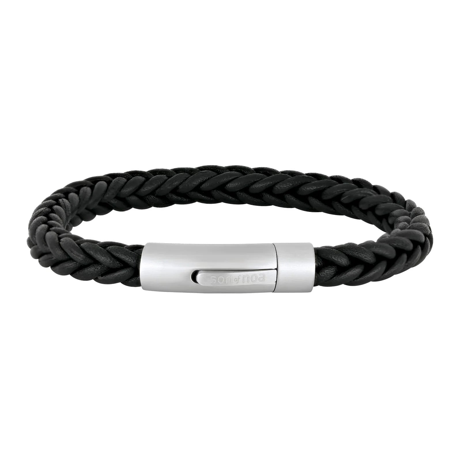 SON armbånd sort kalveskind