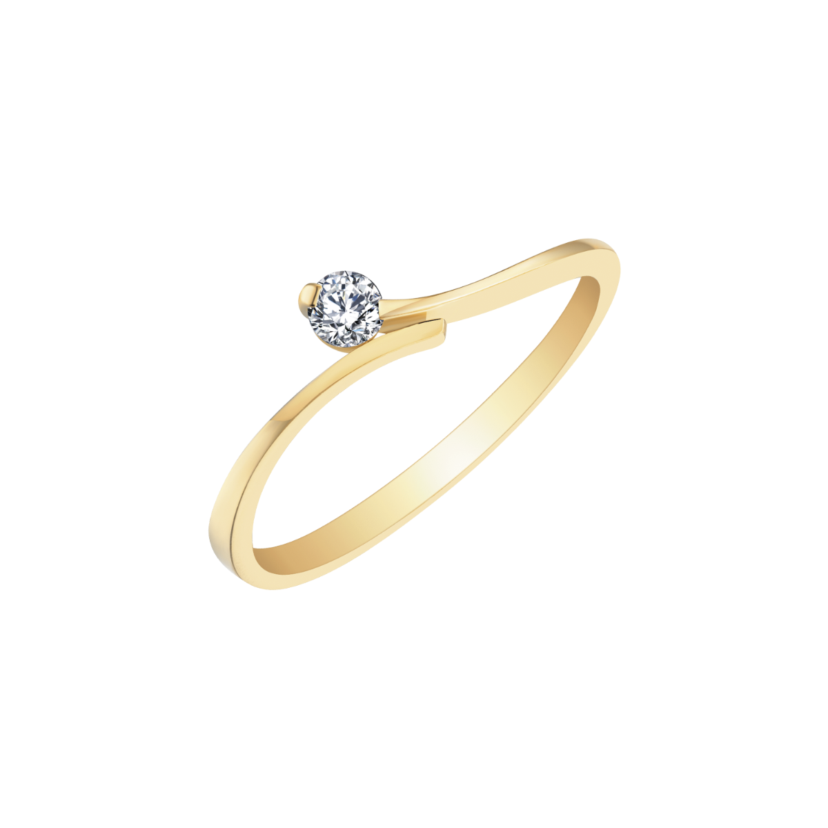 8 kt. Guld ring