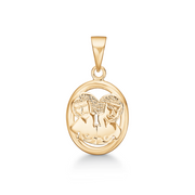 8 kt. guld vedhæng bogstav C. Mål: 8 x 6 x 3.3 mm.