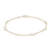 8kt. ankelkæde - Urma.dk