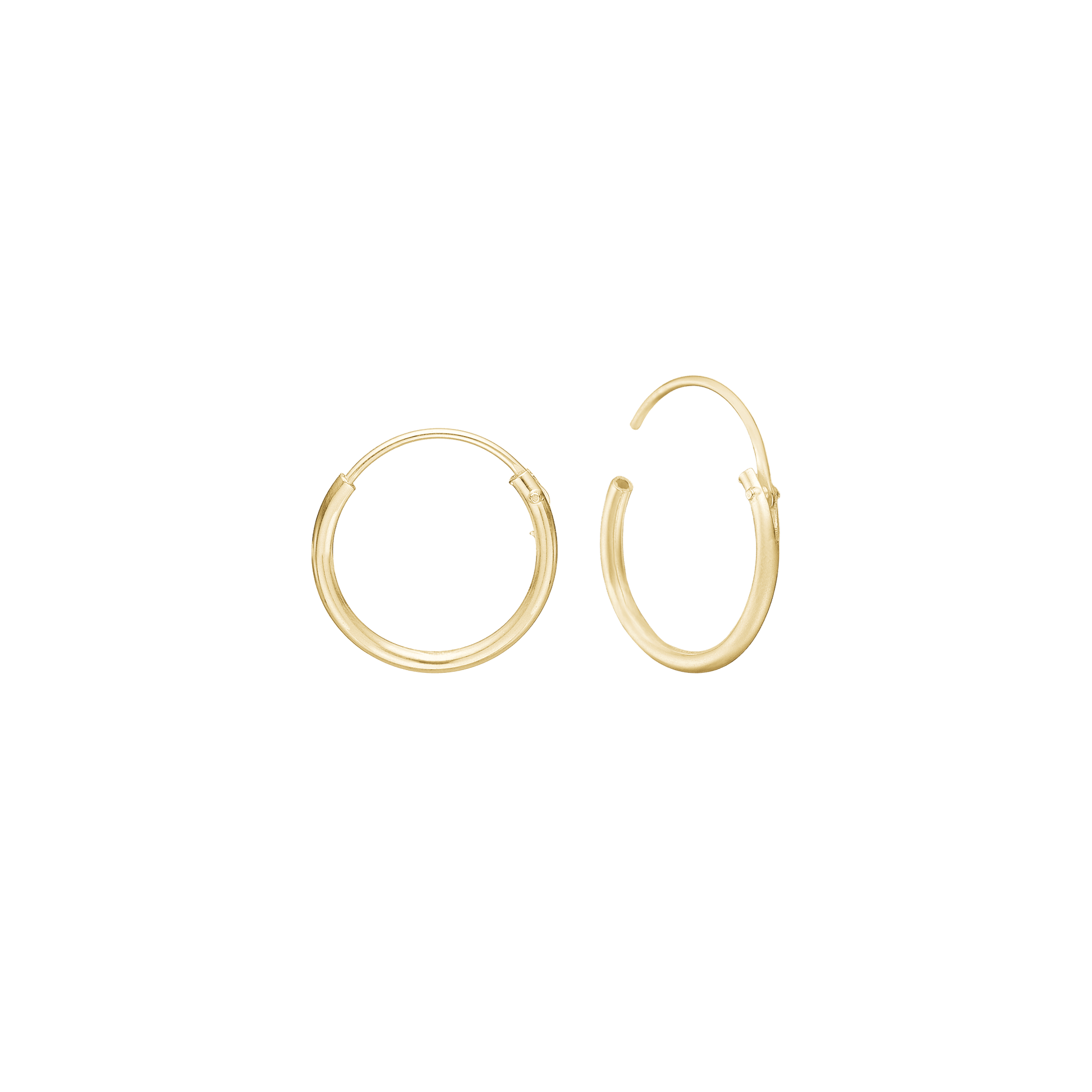8KT CREOL 12,5 MM, TRÅD 1,2MM M/vippelås
