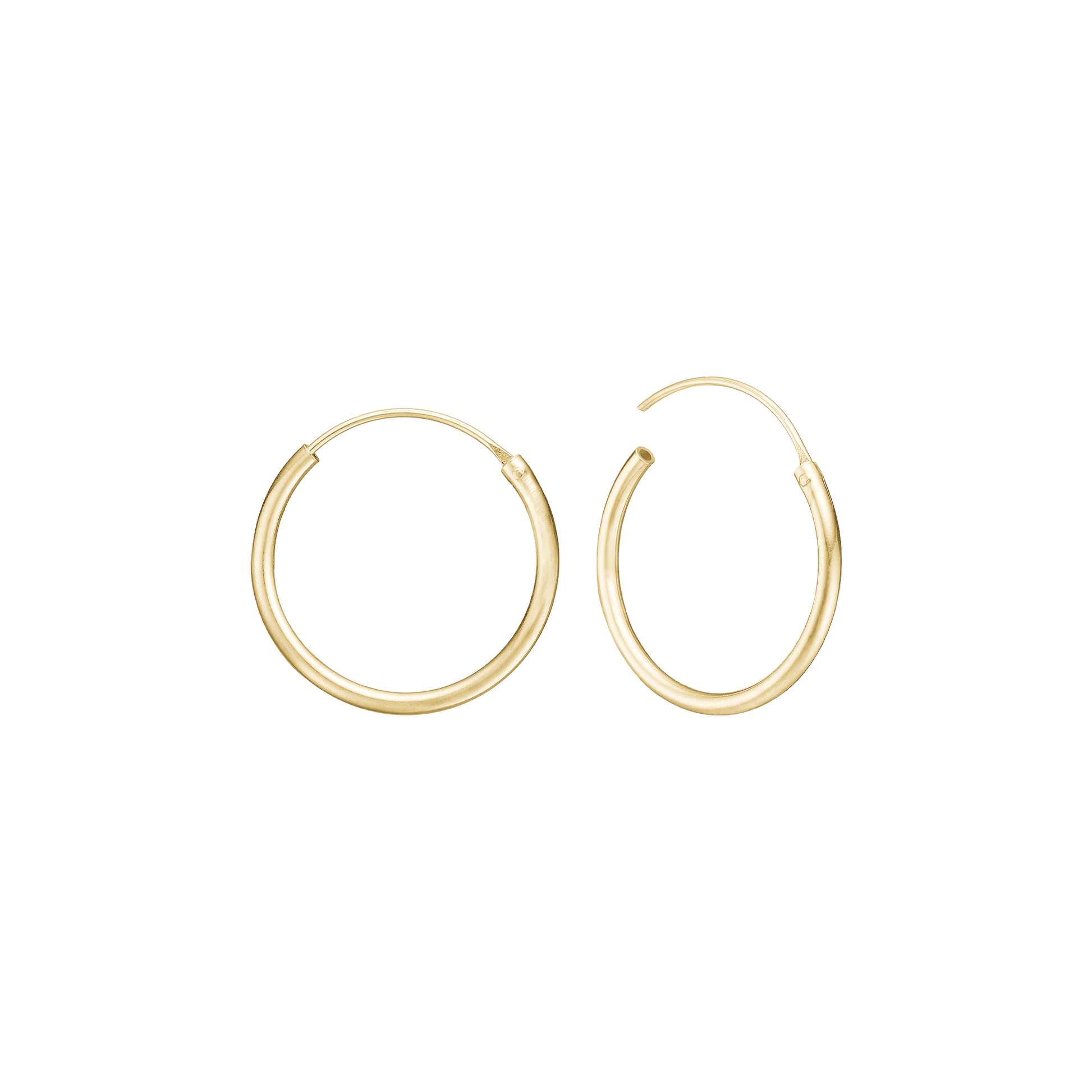 8KT CREOL 17,5 MM, TRÅD 1,2MM M/VIPPELÅS