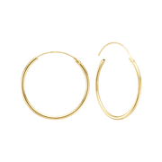 8KT CREOL 24,5MM, TRÅD 1,4MM M/VIPPELÅS