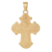 8kt guld dagmarkors blank 21mm - Urma.dk