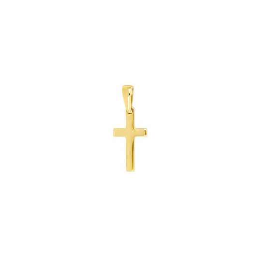 8kt. guld kors massiv 15mm - Urma.dk
