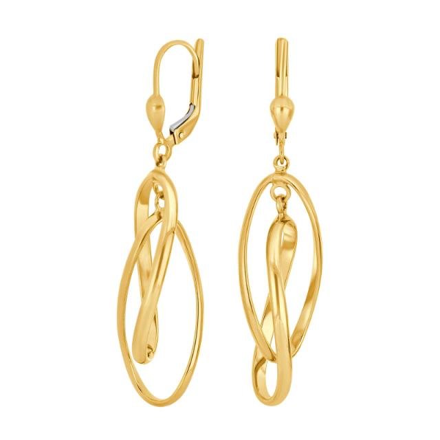 8kt. Guld ørehængere - Urma.dk