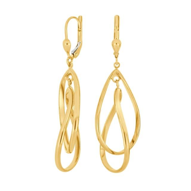 8kt. Guld ørehængere - Urma.dk