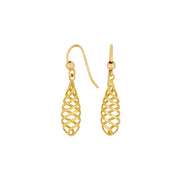 8kt. Guld ørehængere - Urma.dk