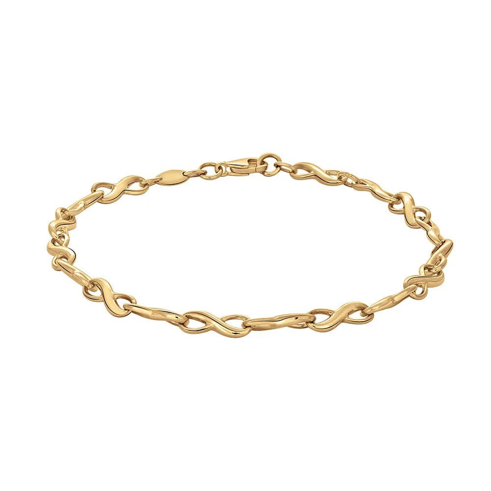 8kt. guldarmbånd m/uendelighedstegn - Urma.dk