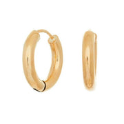 8kt. guldcreoler 15 mm - Urma.dk