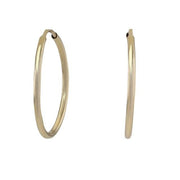 8kt. guldcreoler 23mm - Urma.dk