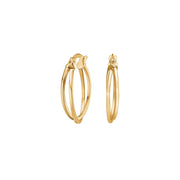 8kt. guldcreoler - Urma.dk