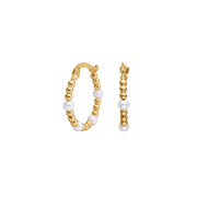 8kt. guldcreoler m. fvkp - Urma.dk