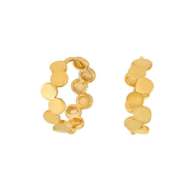 8kt. guldcreoler m/cirkler - Urma.dk