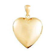 8kt. guldhjerte 14mm - Urma.dk