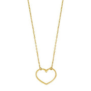 8kt. guldkæde m. hjerte - Urma.dk