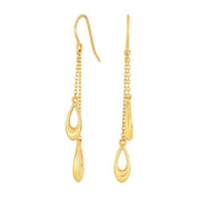 8kt. guldørehænger åbne led - Urma.dk