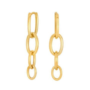 8kt. guldørehænger åbne led - Urma.dk