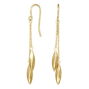 8kt. guldørehænger kæder m/øjne - Urma.dk