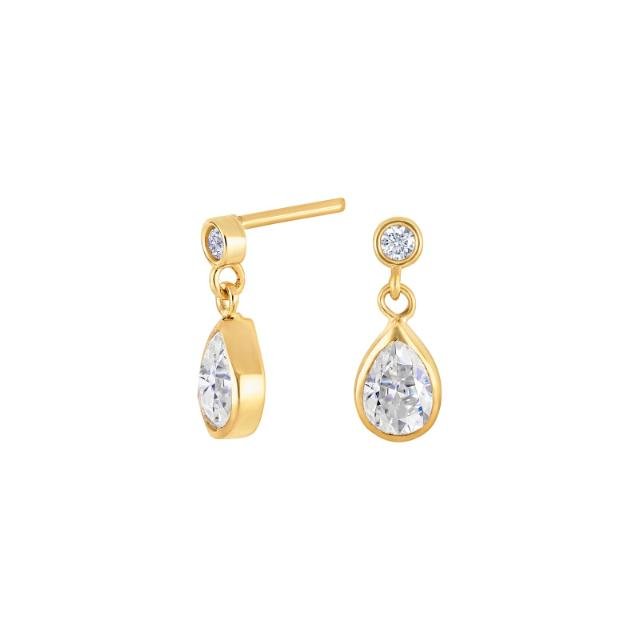 8kt. guldørestikker m/cz - Urma.dk